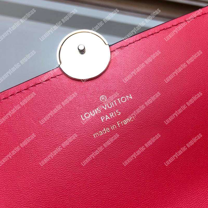 LV Flore Compact Wallet Coquelicot