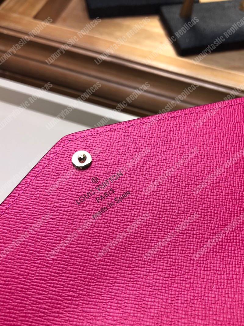 LV Sarah Wallet Monogram Fuchsia