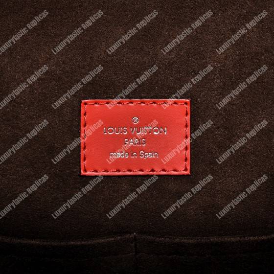 LV Cluny MM Epi Leather Coquelicot