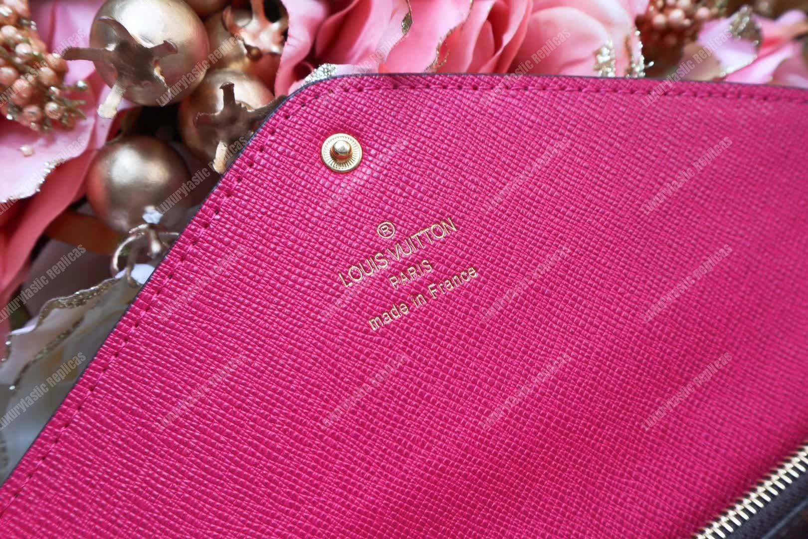 LV Joséphine Wallet Monogram Fuchsia