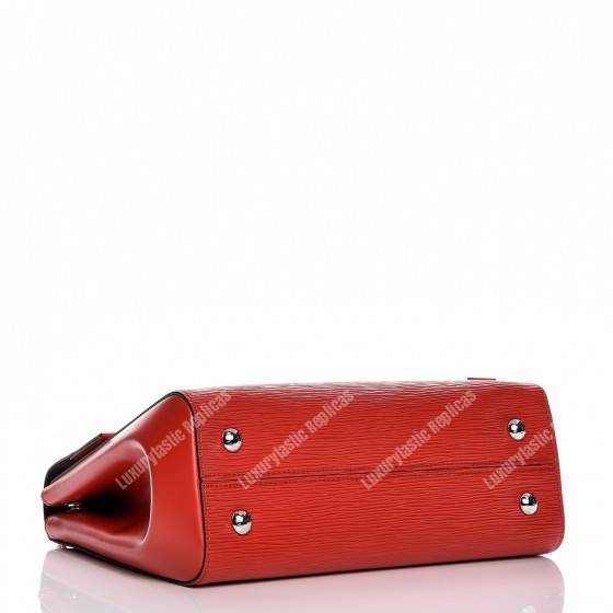 LV Cluny MM Epi Leather Coquelicot