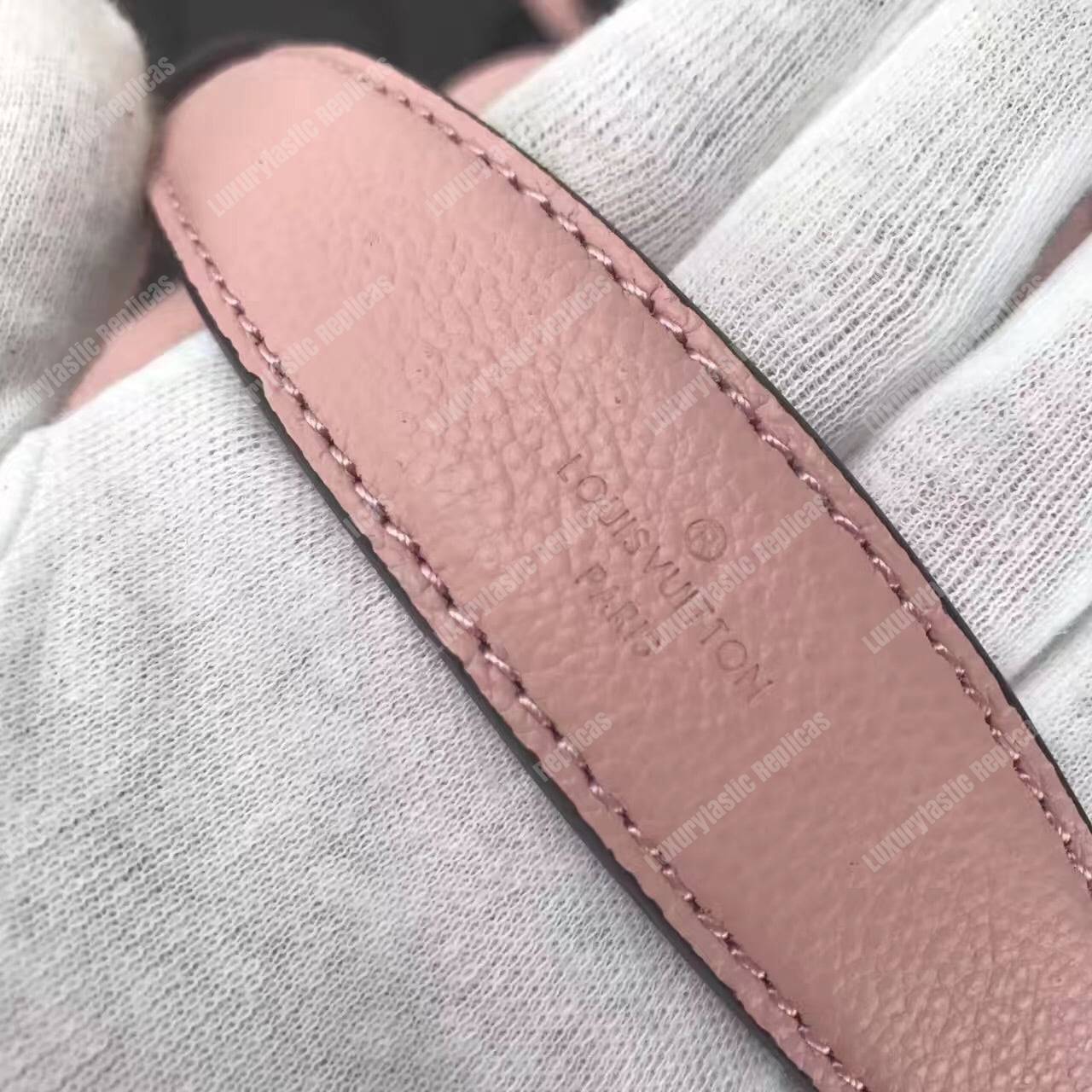 LV Sorbonne Backpack Monogram Empreinte Leather Rose Poudre