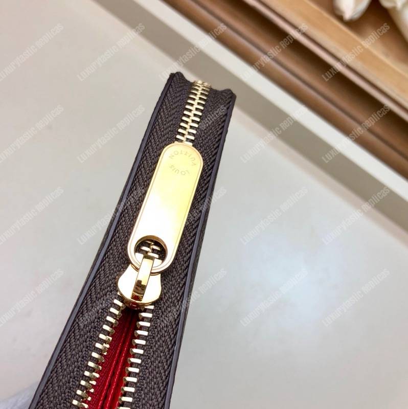 LV Zippy Wallet Monogram Coquelicot