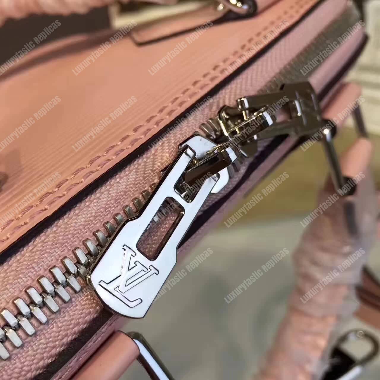 LV Alma BB Epi Leather Rose Ballerine