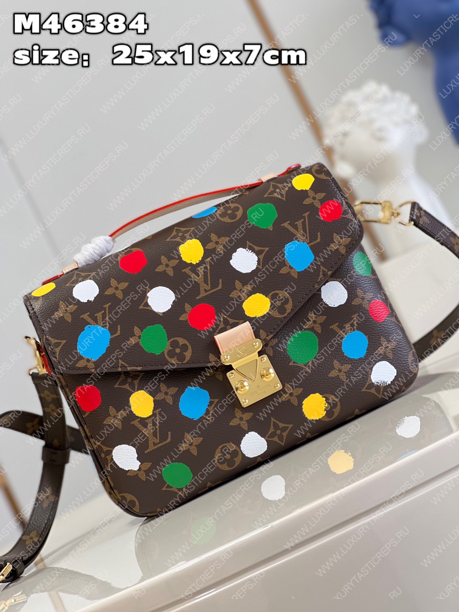 l**is V*t*n lv x yk pochette mÉtis​ brown m46384