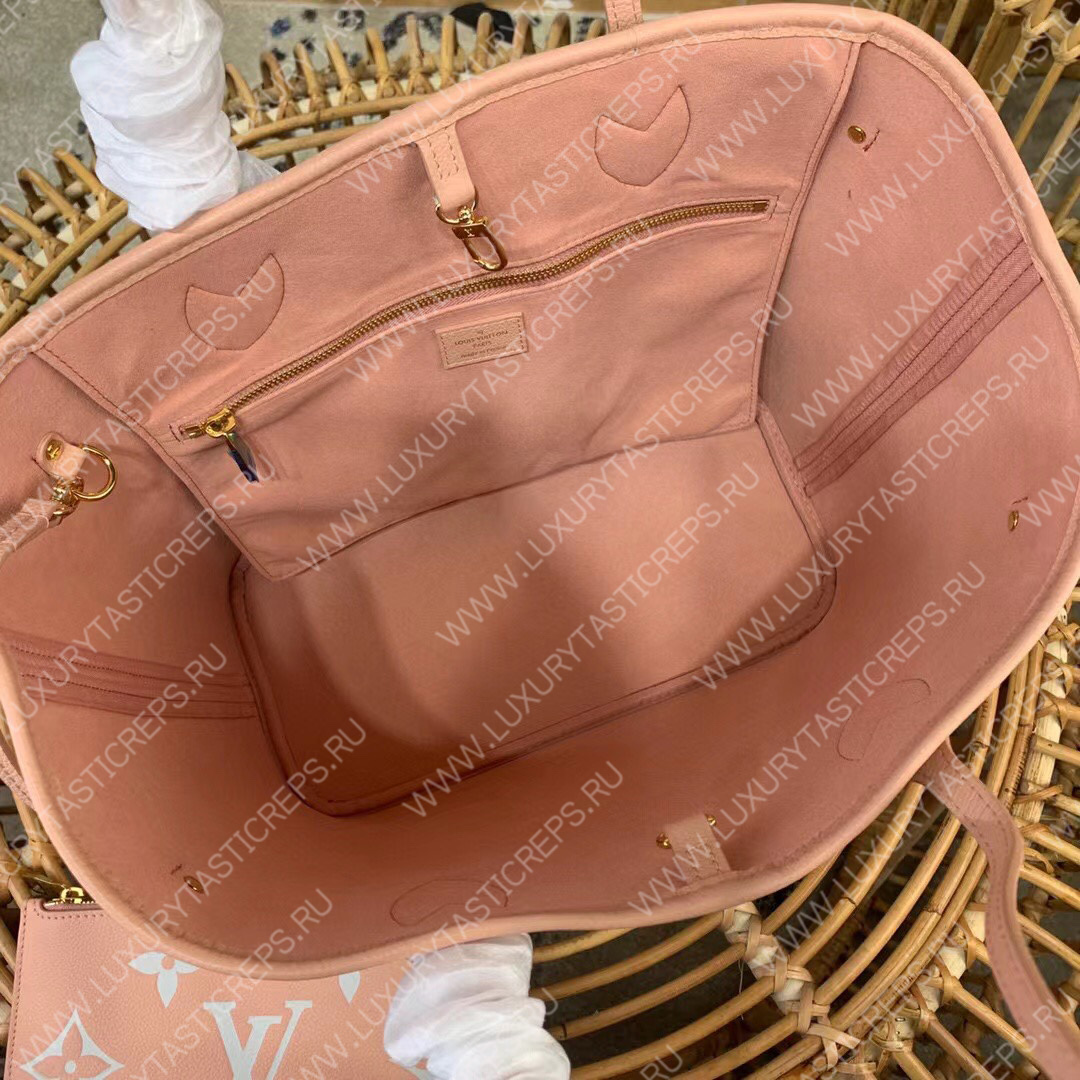 l**is V*t*n neverfull mm trianon pink / cream m46329