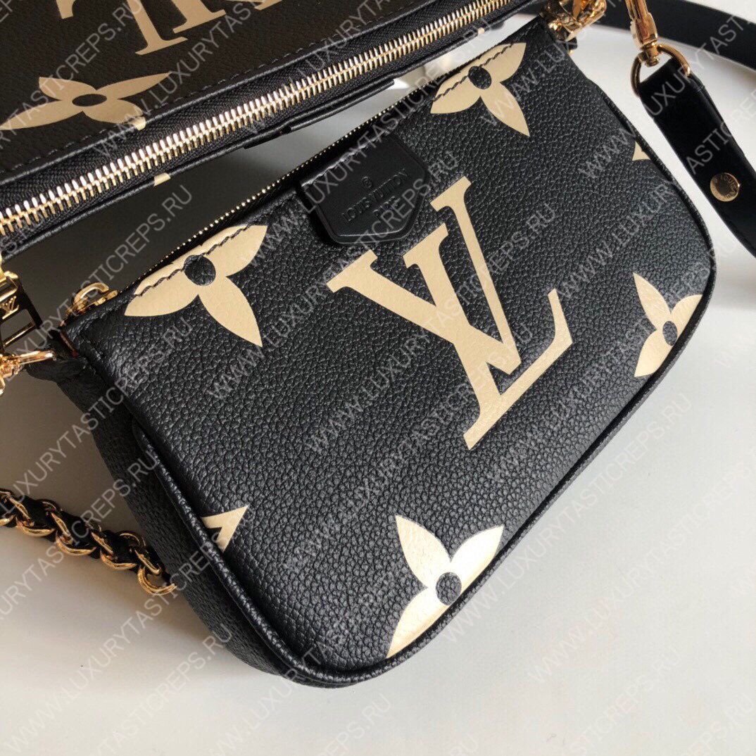 l**is V*t*n multi pochette accessoires black/cream m45777