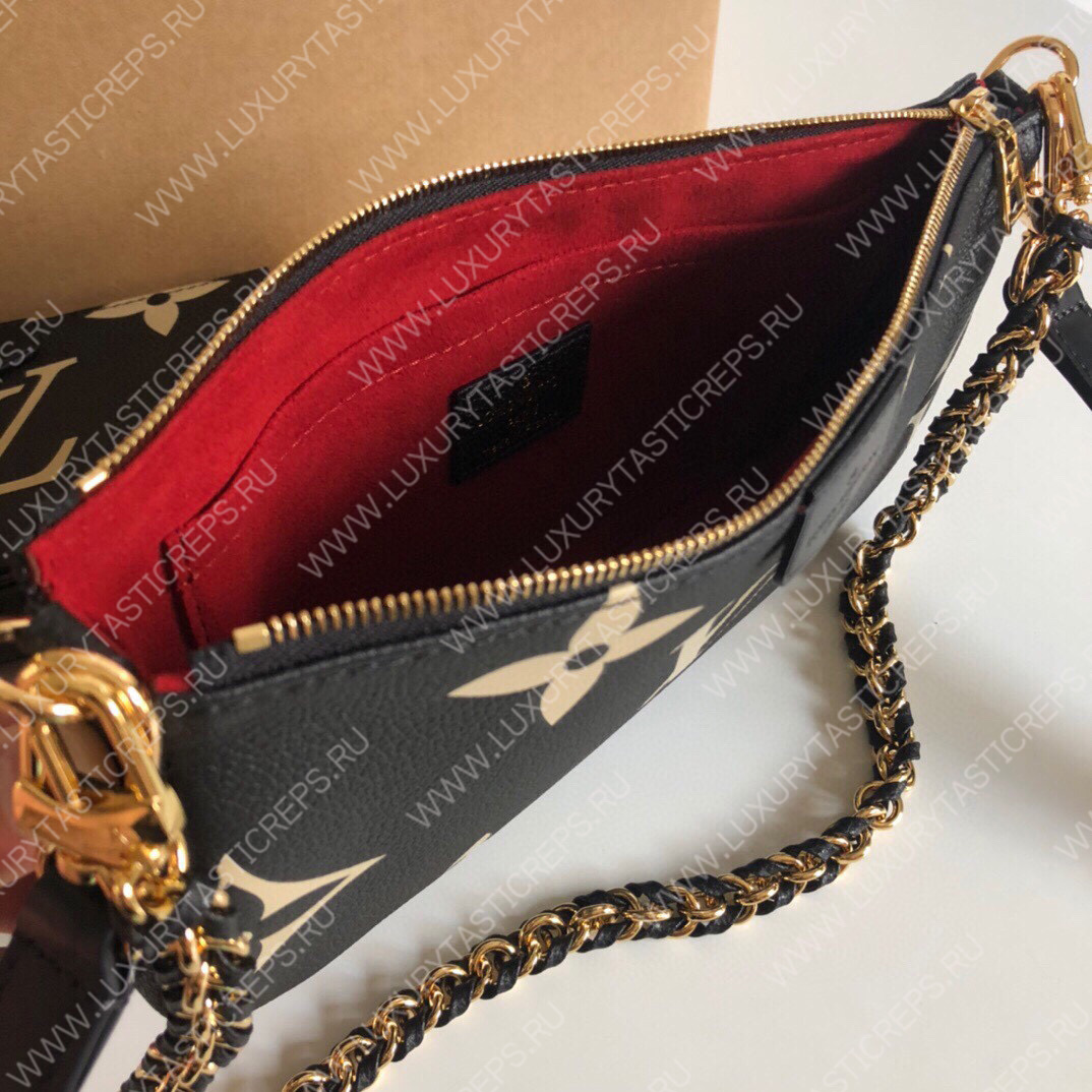 l**is V*t*n multi pochette accessoires black/cream m45777