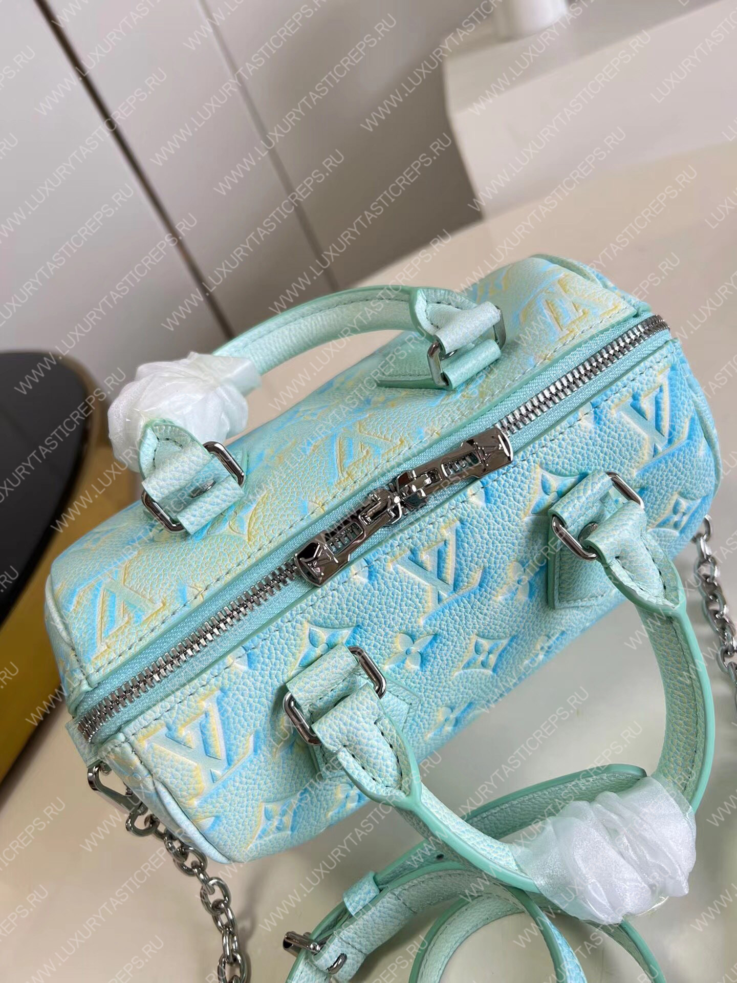 l**is V*t*n speedy bandouliÈre 20 vert d’eau green m46092