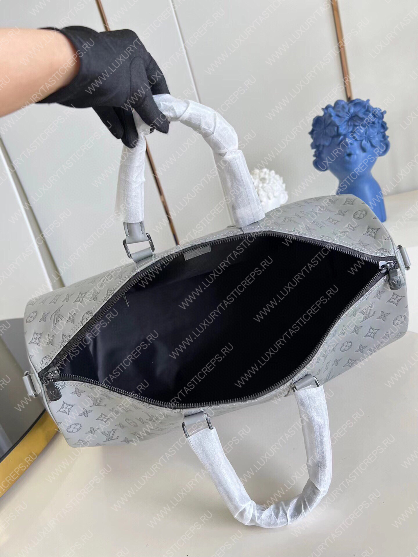 l**is V*t*n keepall 50b anthracite gray m46117