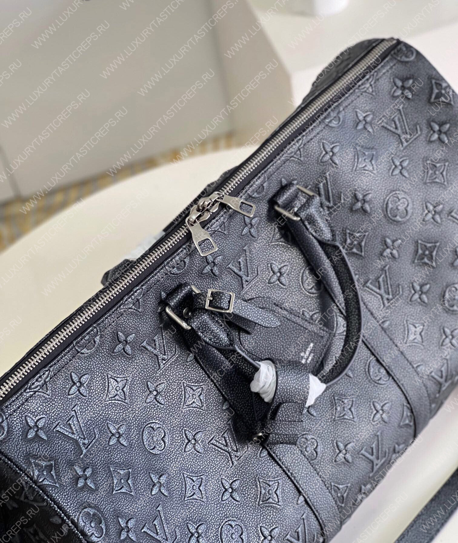 l**is V*t*n keepall bandouliÈre 50 denim black m21375