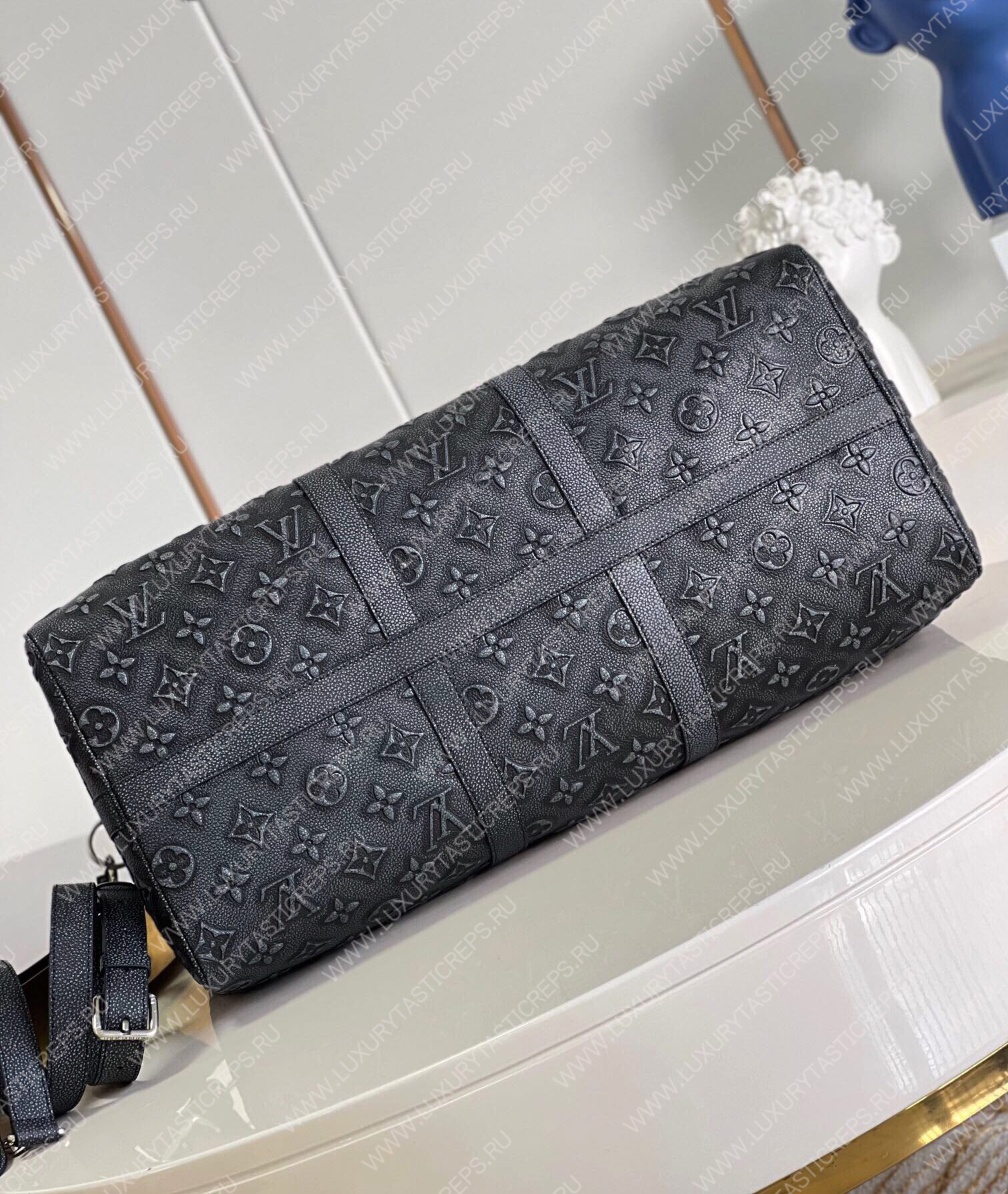 l**is V*t*n keepall bandouliÈre 50 denim black m21375