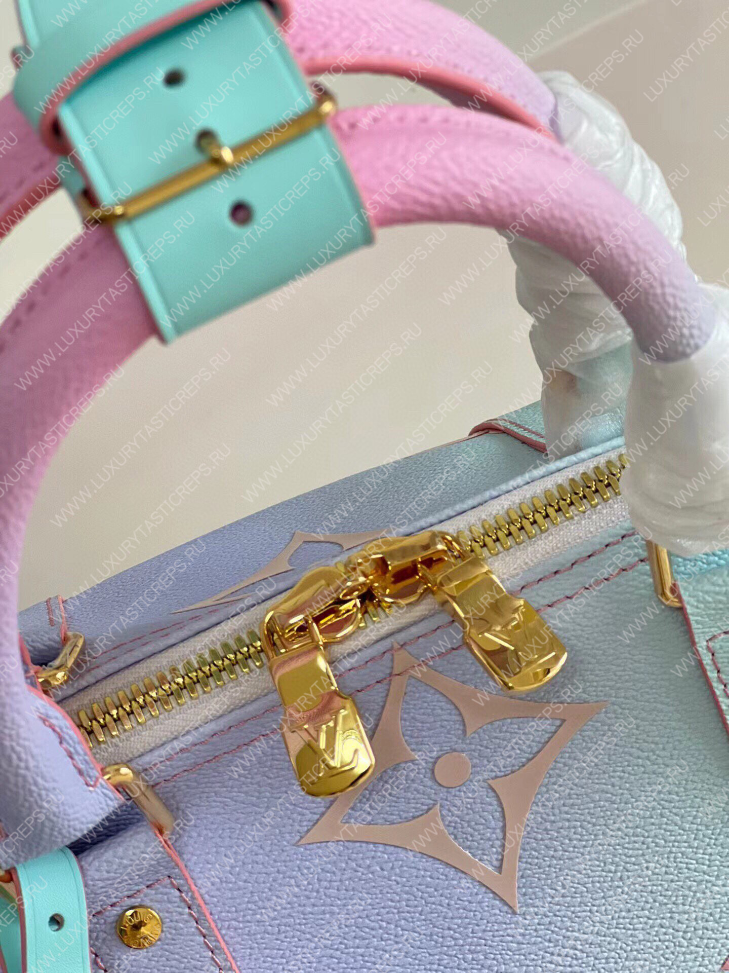 l**is V*t*n keepall 45b pastel colors m59943 duct