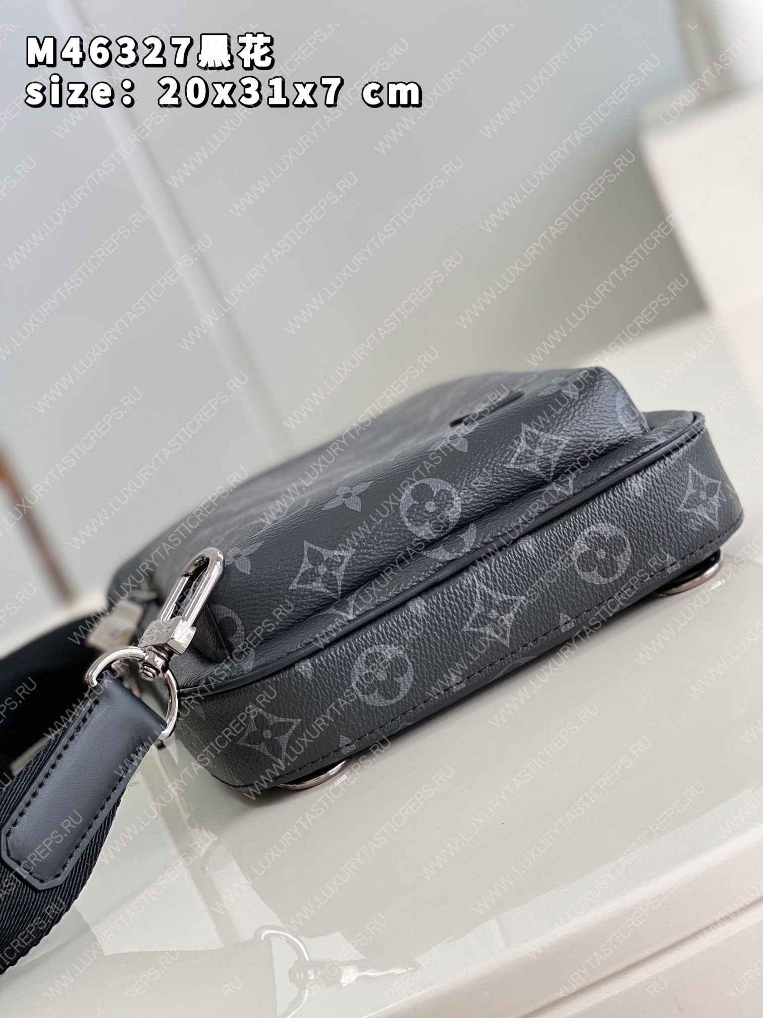 l**is V*t*n avenue slingbag monogram black/gray m46327