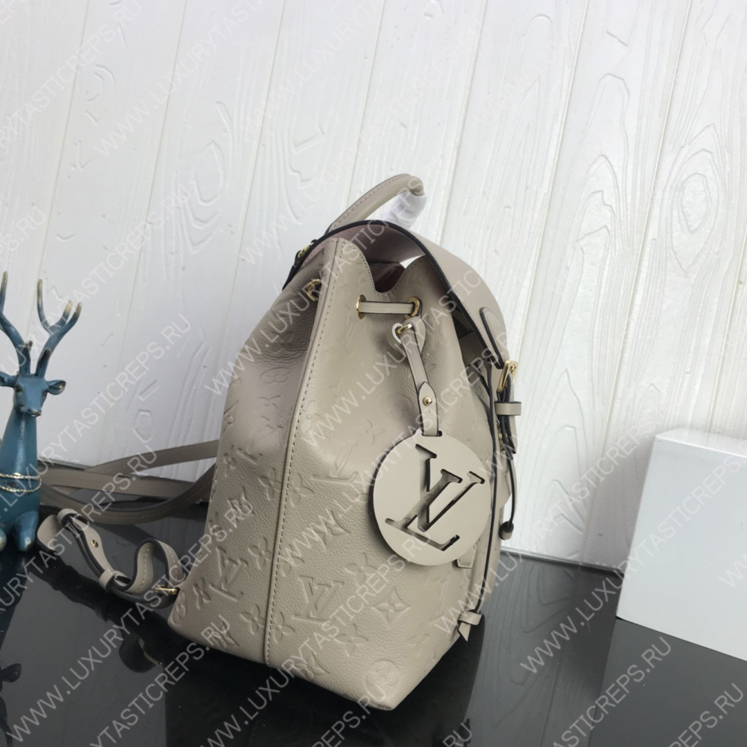 l**is V*t*n montsouris backpack tourterelle gray m45410