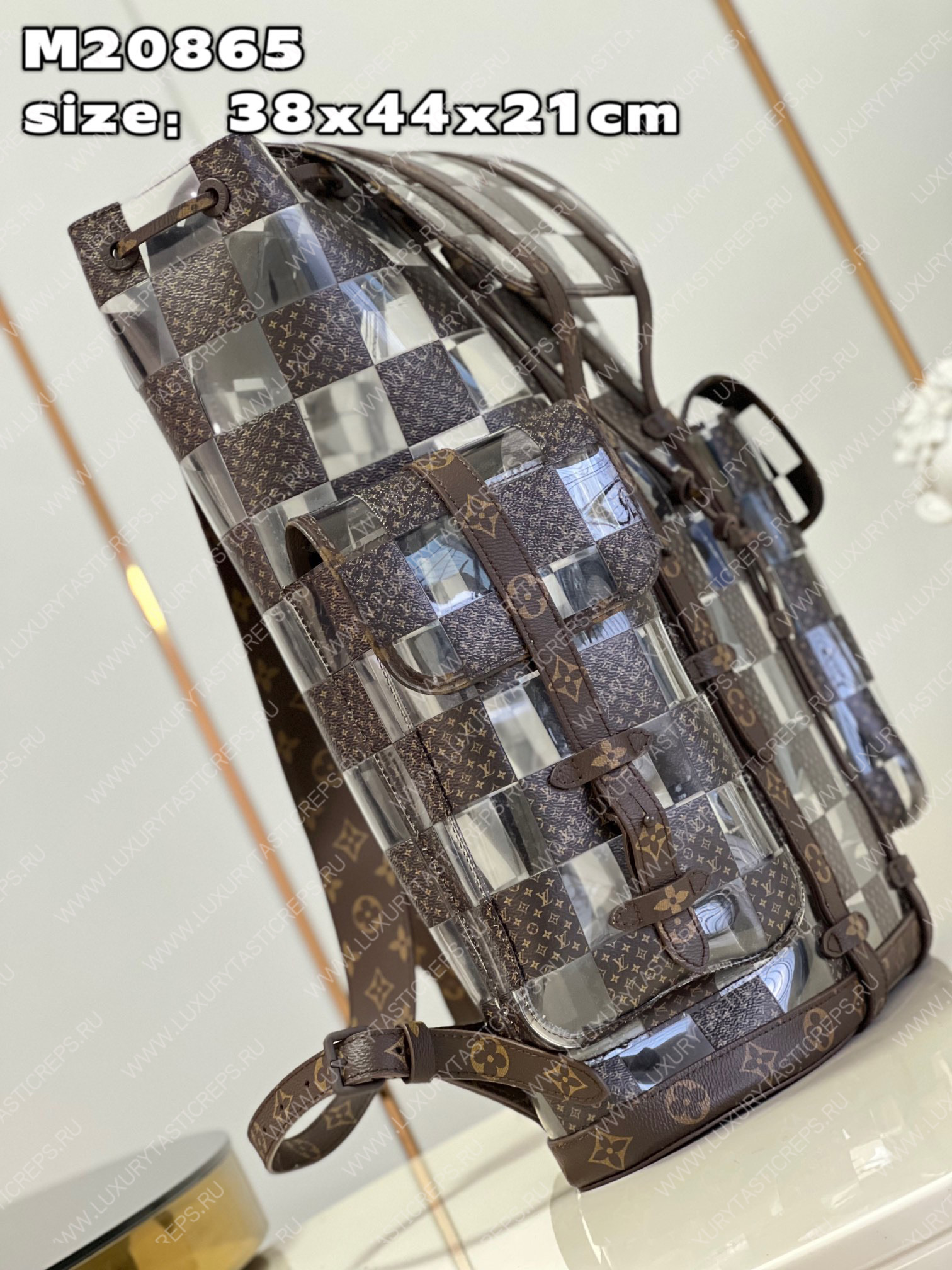 l**is V*t*n christopher backpack brown m20865