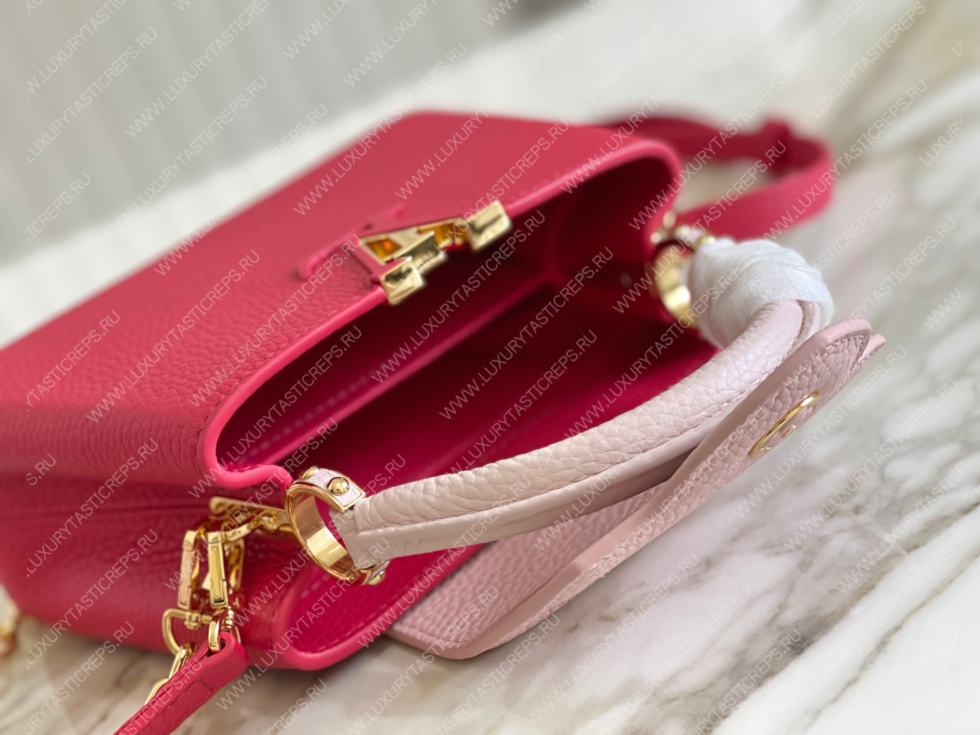 l**is V*t*n capucines mm rose pondichéry pink m20845