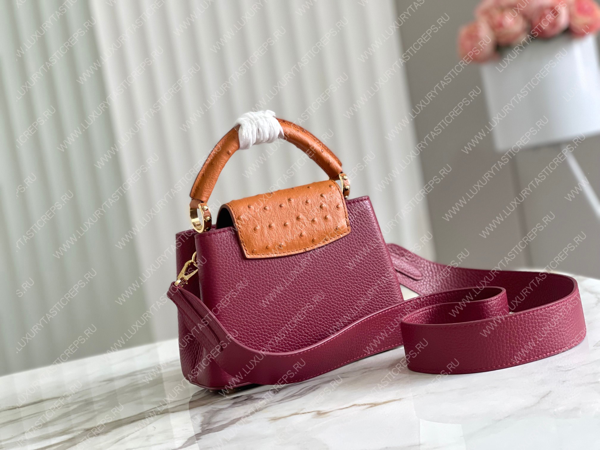 l**is V*t*n capucines mini griotte red / honey n81409