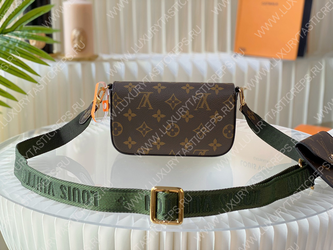 l**is V*t*n fÉlicie pochette khaki green m80091