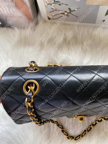 Ch*el classic flap bag black a58600