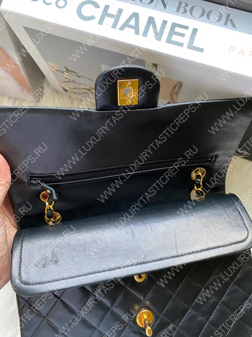Ch*el classic flap bag black a58600