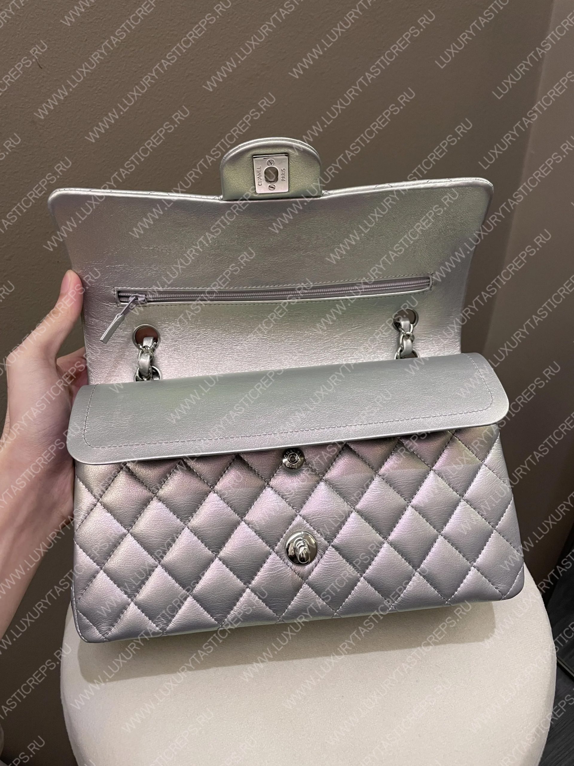 Ch*el classic flap bag black a58600