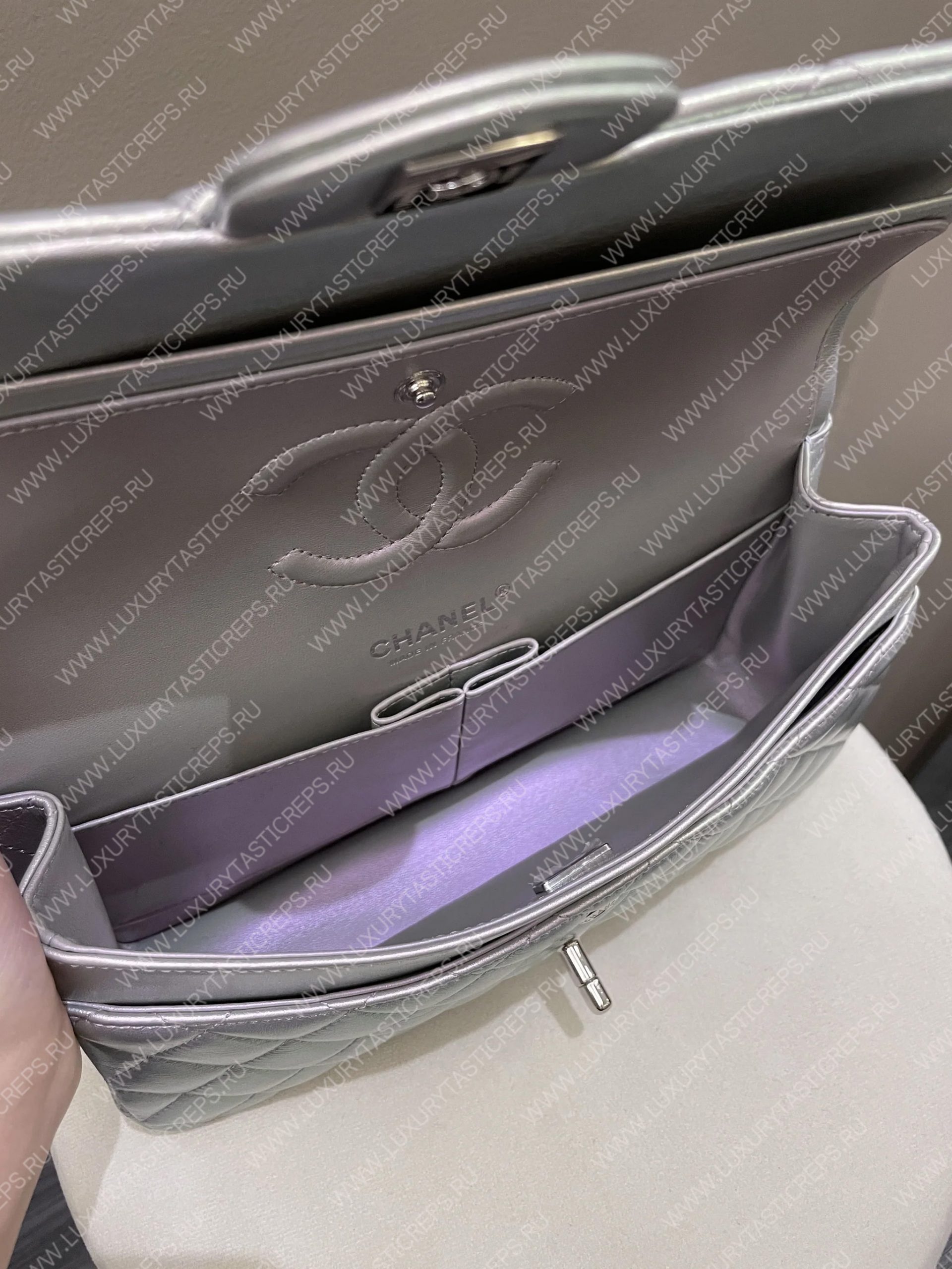 Ch*el classic flap bag black a58600