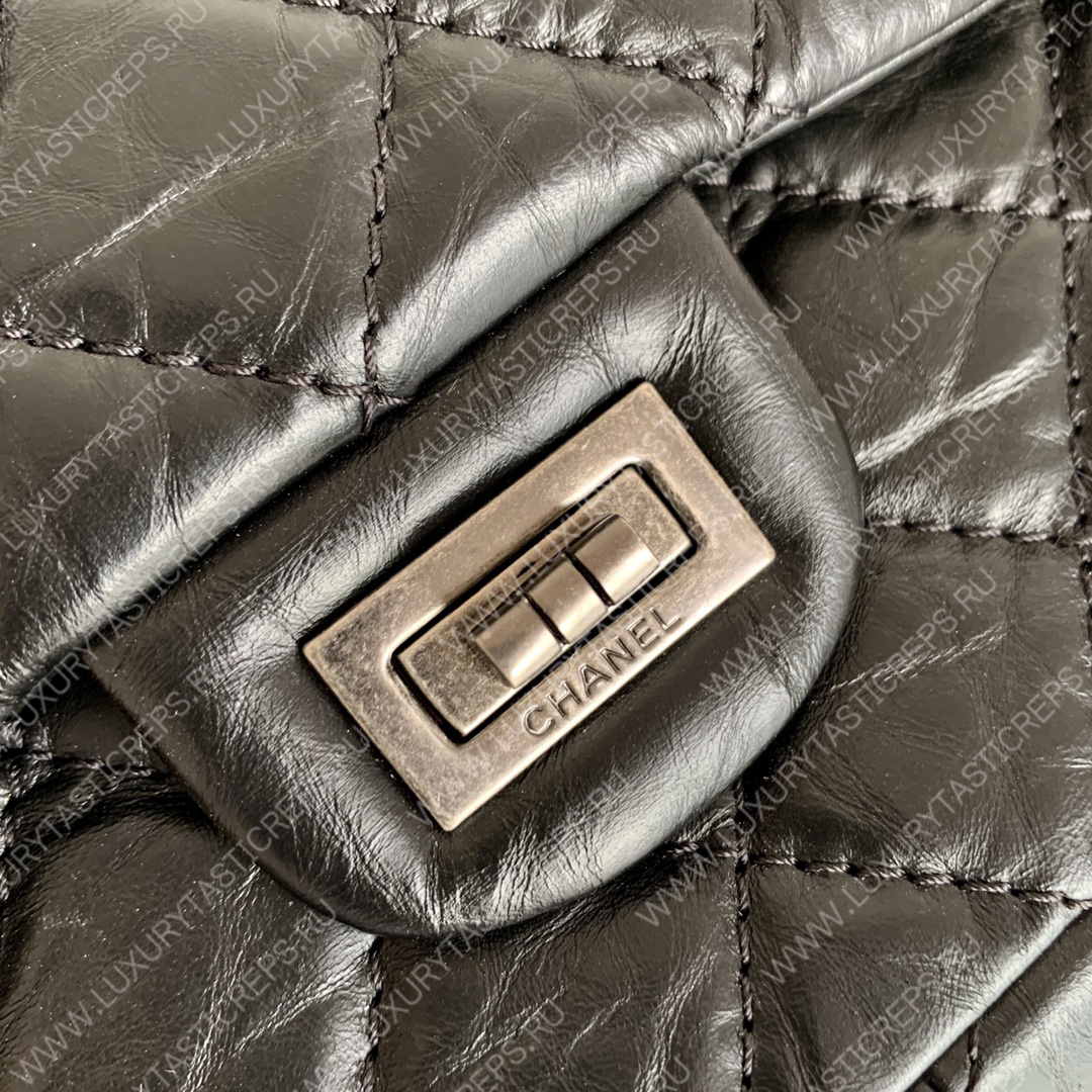 Ch*el reissue 2.55 bag black a37585