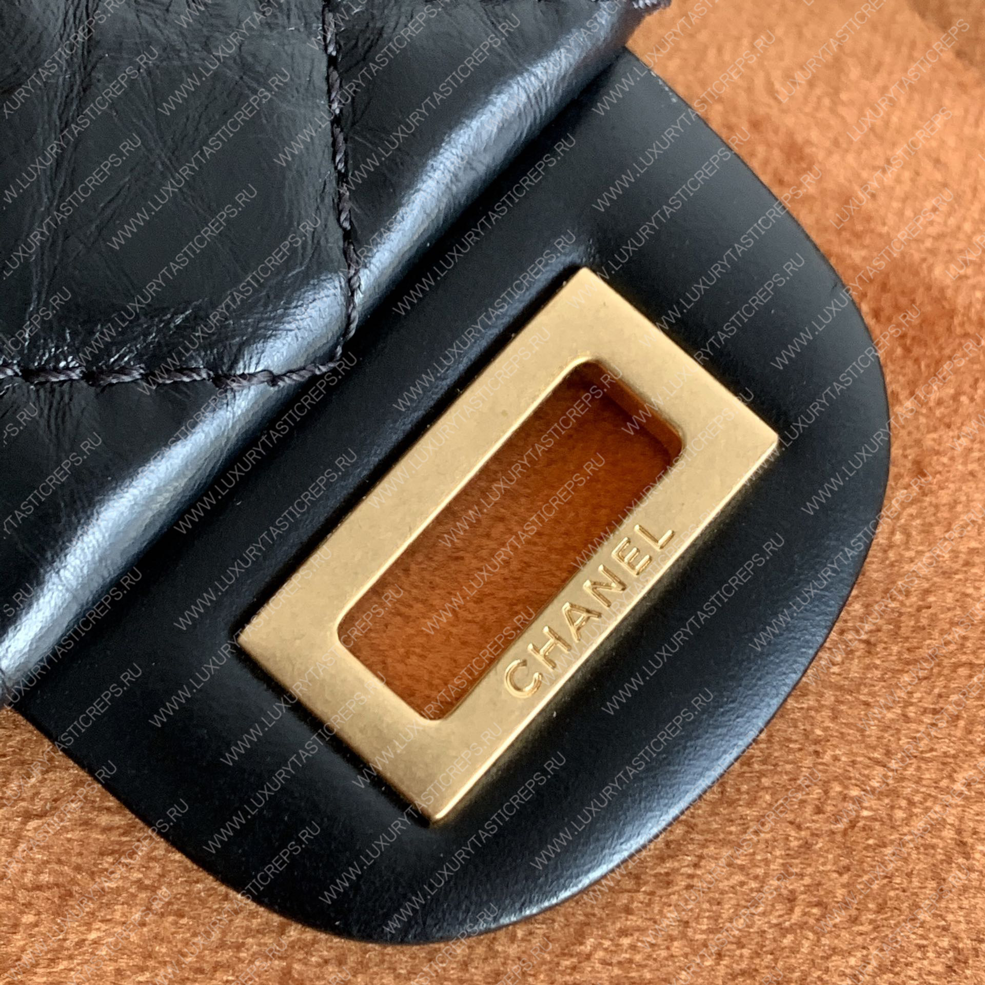 Ch*el reissue 2.55 bag black a37585