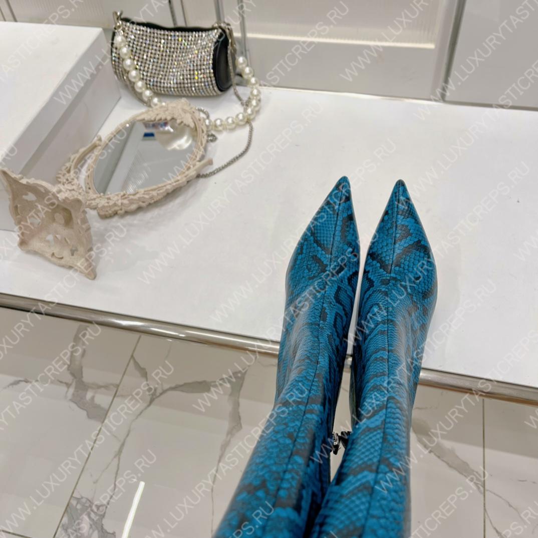 AMINA MUADDI FIONA BOOTS BLUE AM5002