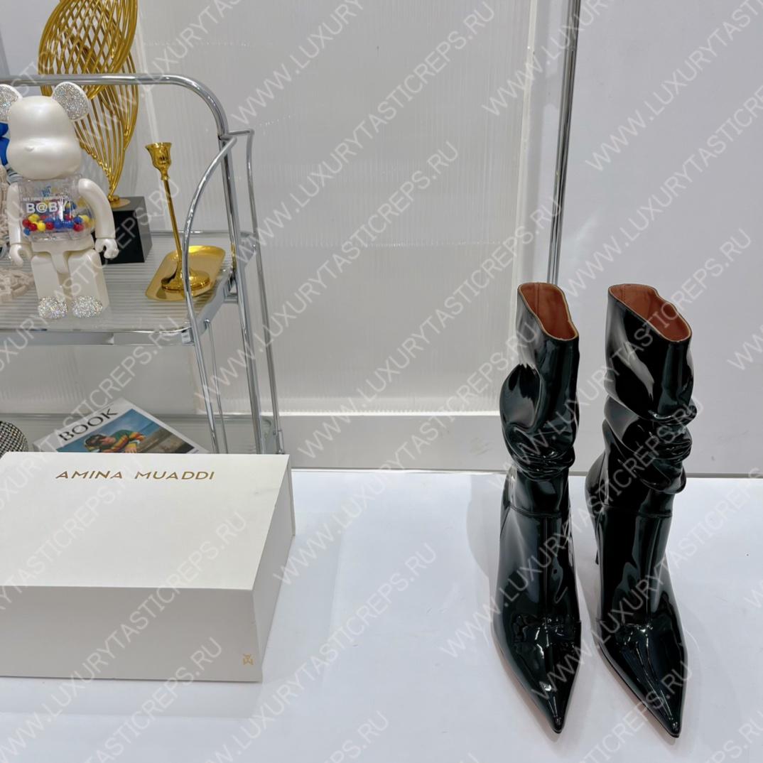 AMINA MUADDI JAHLEEL BOOTIE BLACK AM5003