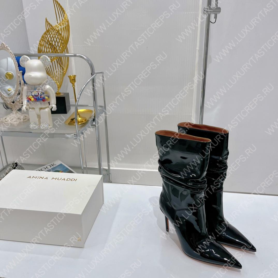 AMINA MUADDI JAHLEEL BOOTIE BLACK AM5003