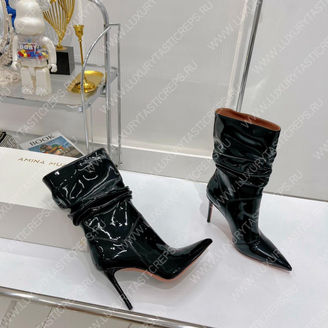 AMINA MUADDI JAHLEEL BOOTIE BLACK AM5003