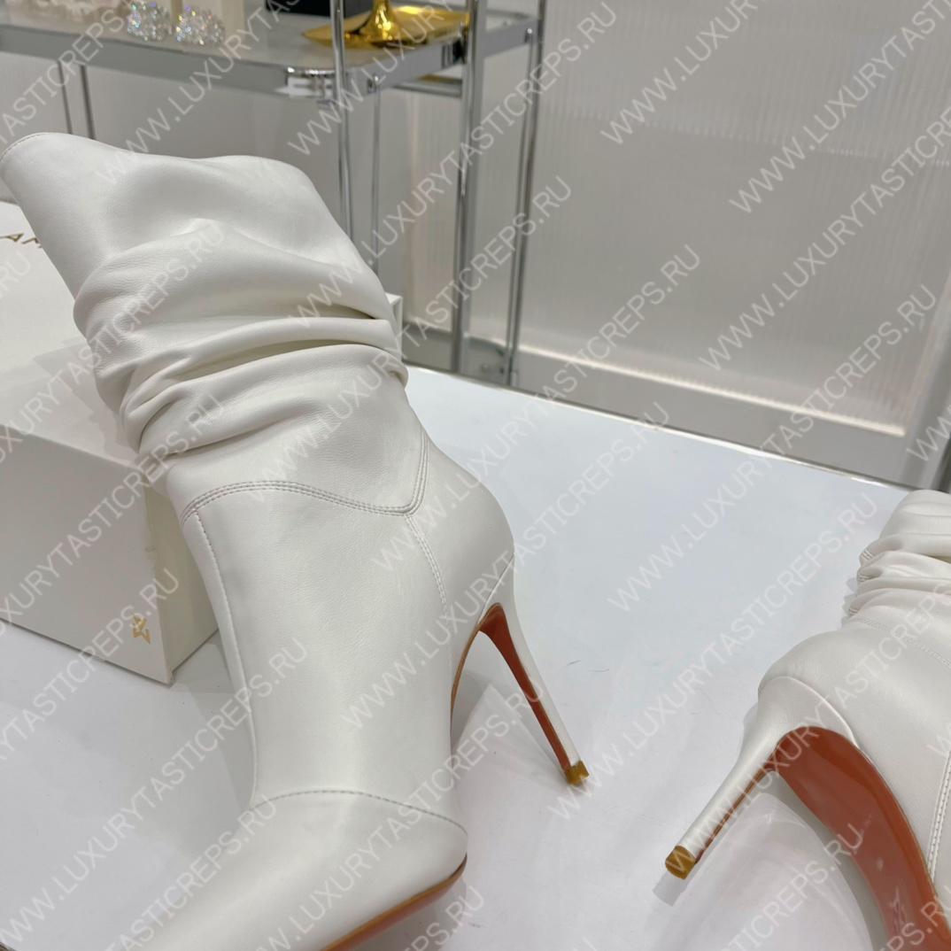 AMINA MUADDI JAHLEEL BOOTIE WHITE AM5003
