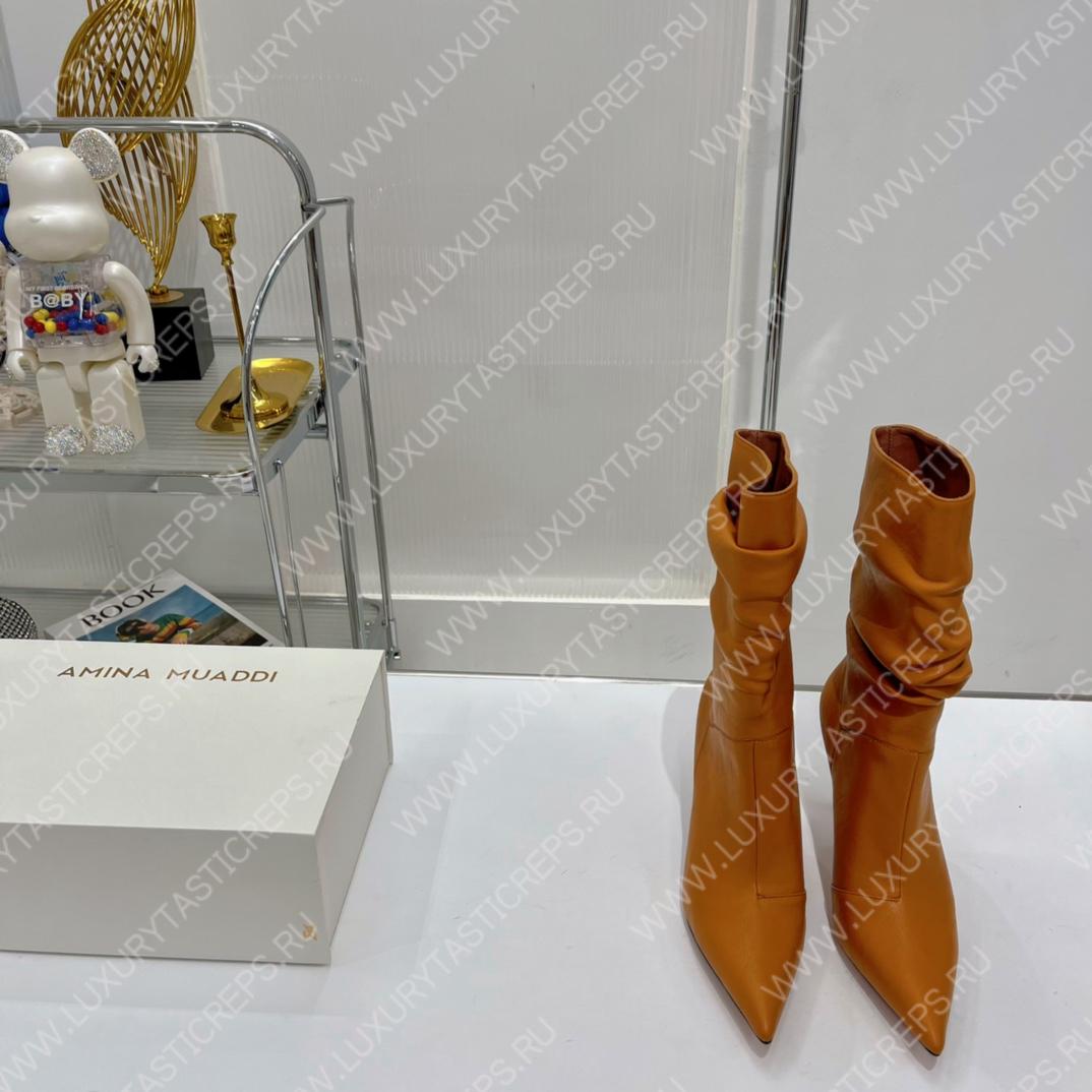 AMINA MUADDI JAHLEEL BOOTIE LIGHT BROWN AM5003