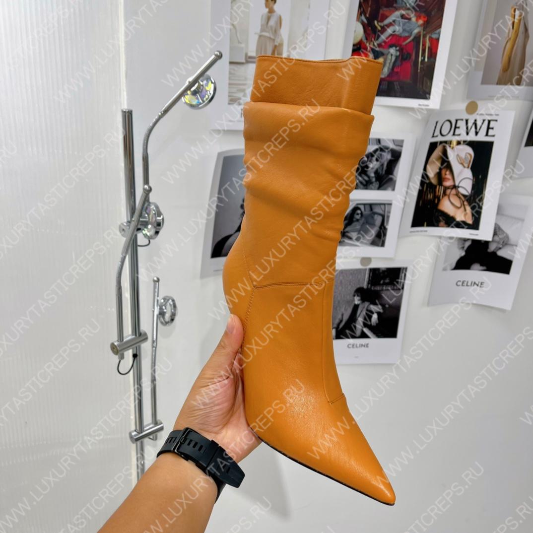 AMINA MUADDI JAHLEEL BOOTIE LIGHT BROWN AM5003