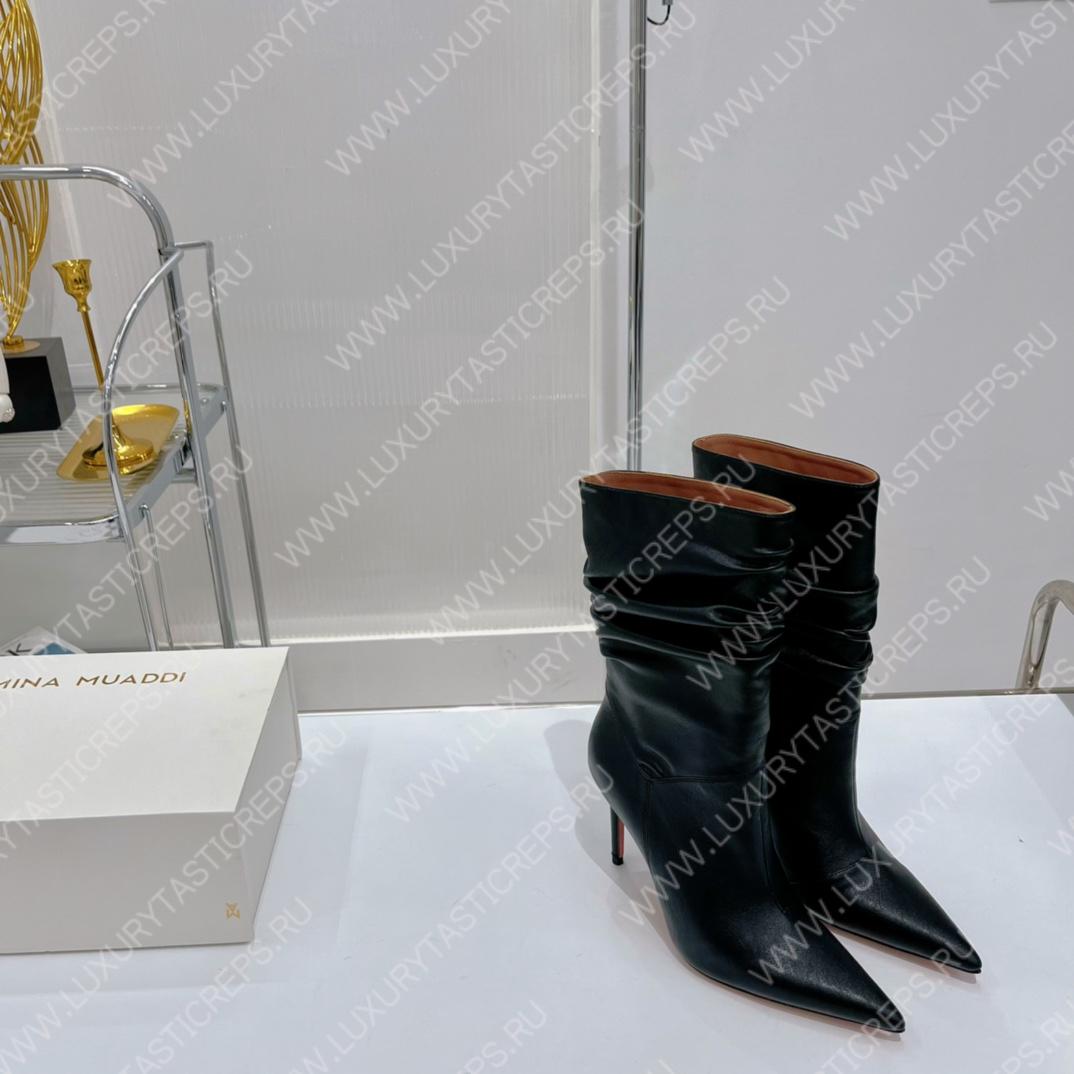 AMINA MUADDI JAHLEEL BOOTIE BLACK AM5003