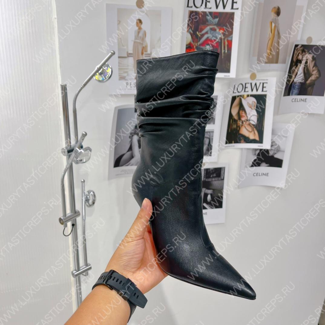 AMINA MUADDI JAHLEEL BOOTIE BLACK AM5003