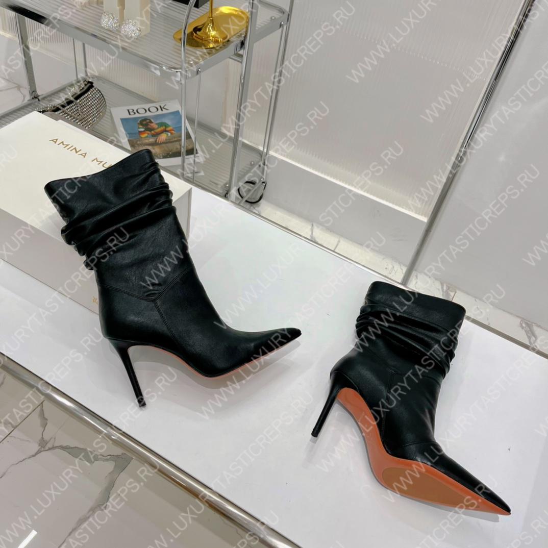 AMINA MUADDI JAHLEEL BOOTIE BLACK AM5003