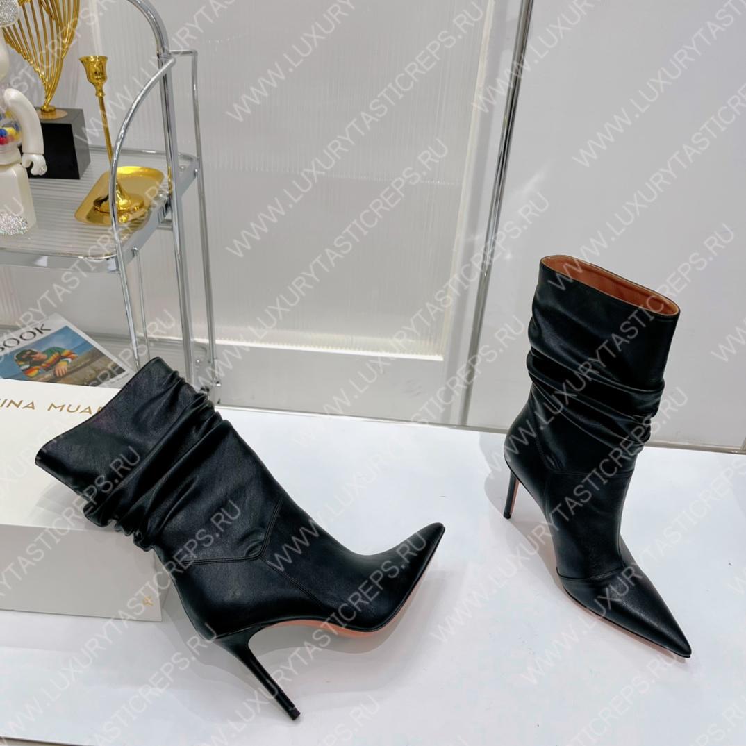 AMINA MUADDI JAHLEEL BOOTIE BLACK AM5003