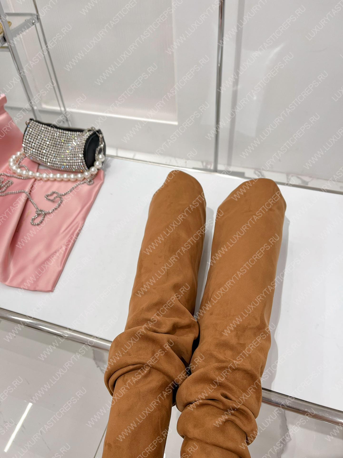 AMINA MUADDI JAHLEEL THIGH HIGH BOOT TAN AM60001