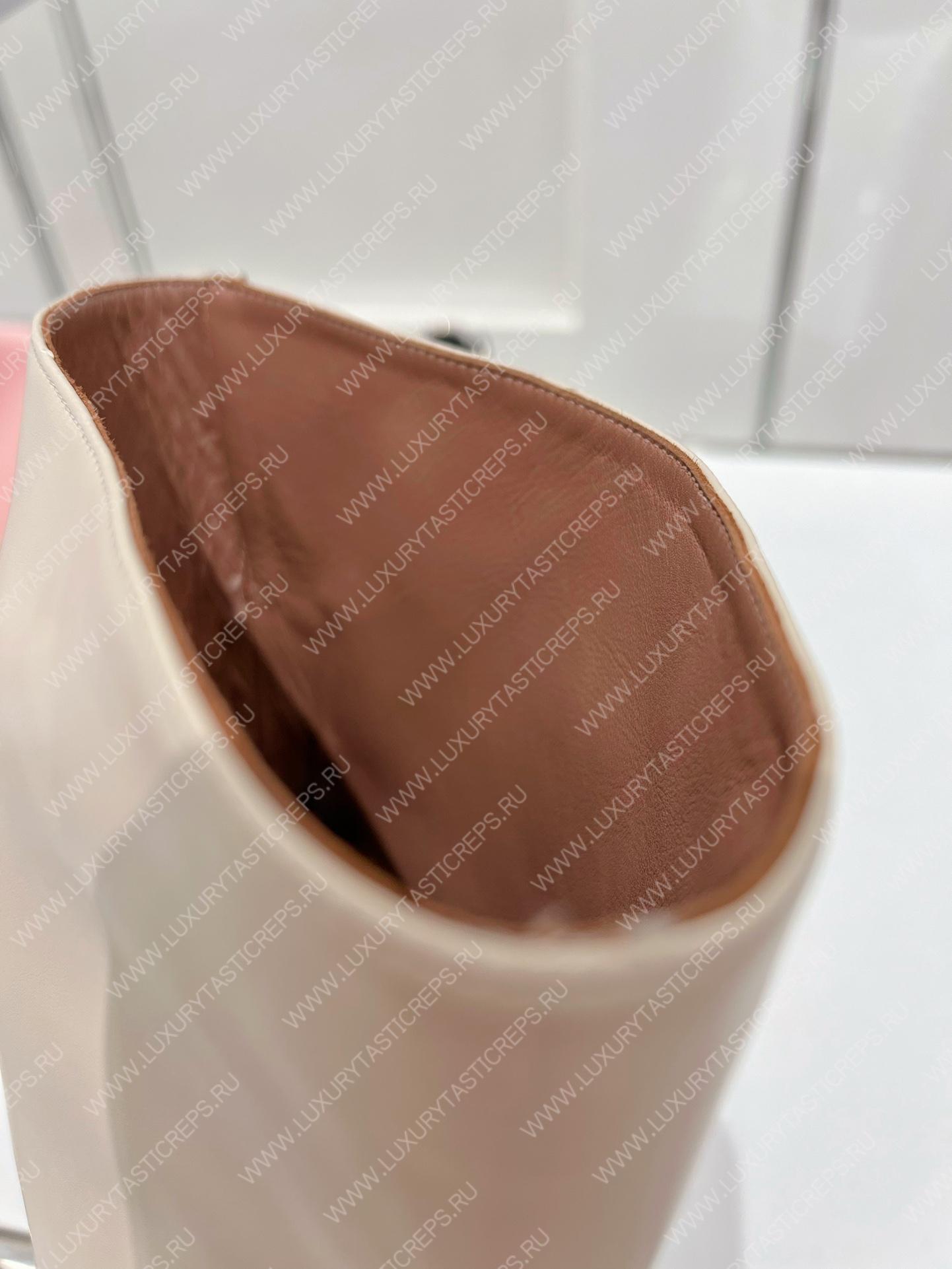 AMINA MUADDI JAHLEEL THIGH HIGH BOOT OFF WHITE AM60001