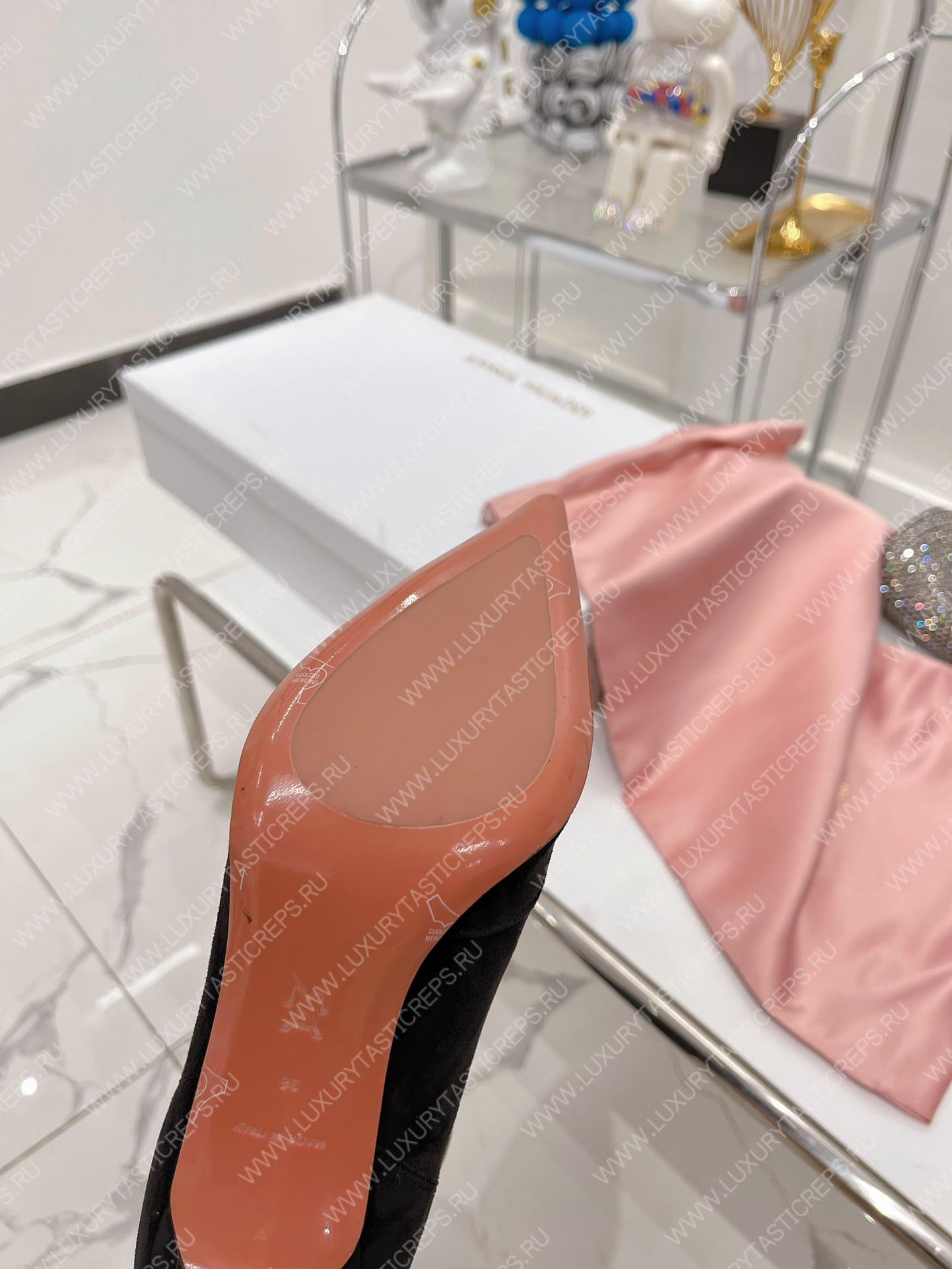 AMINA MUADDI JAHLEEL THIGH HIGH BOOT BLACK AM60001