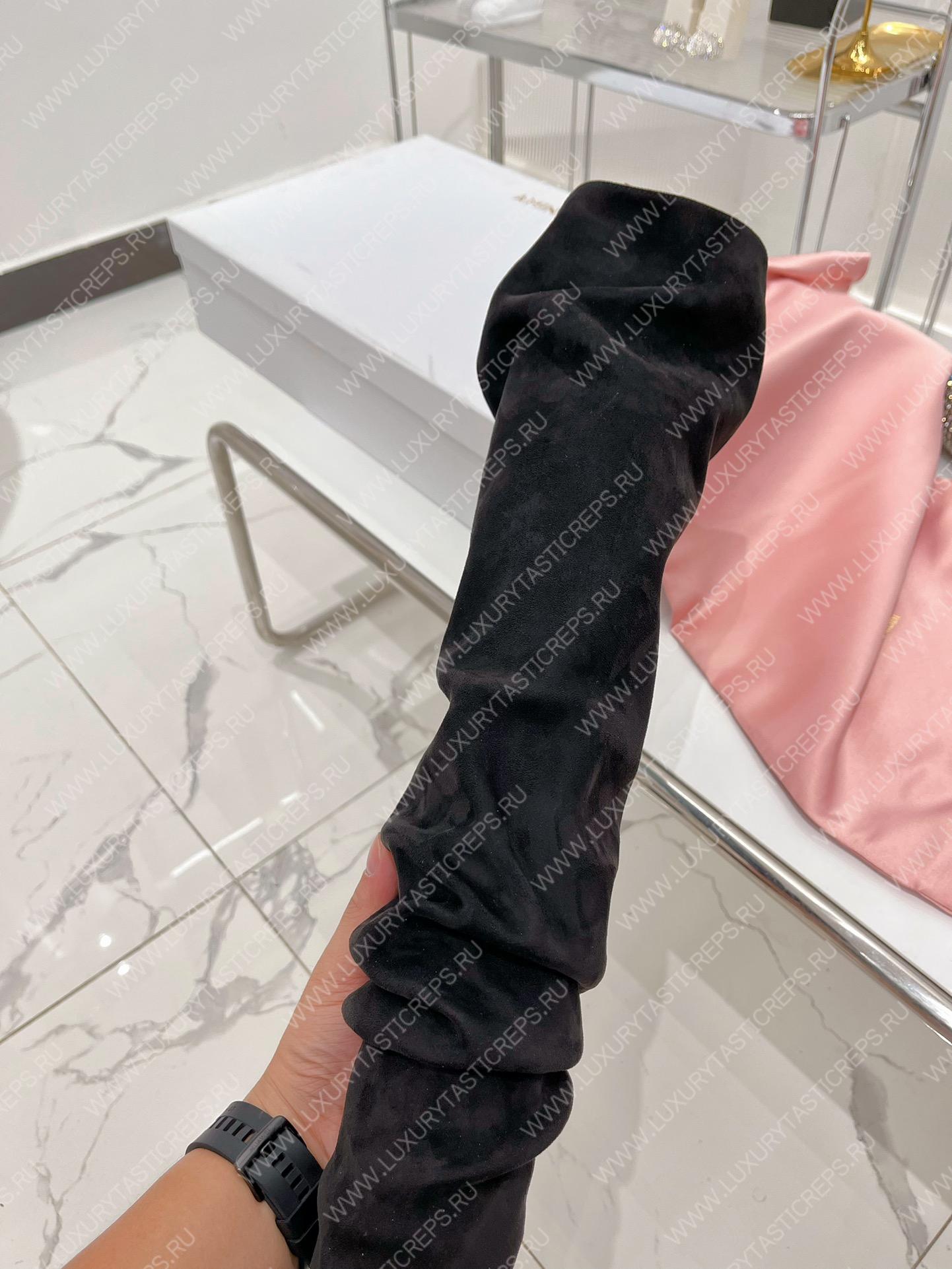 AMINA MUADDI JAHLEEL THIGH HIGH BOOT BLACK AM60001