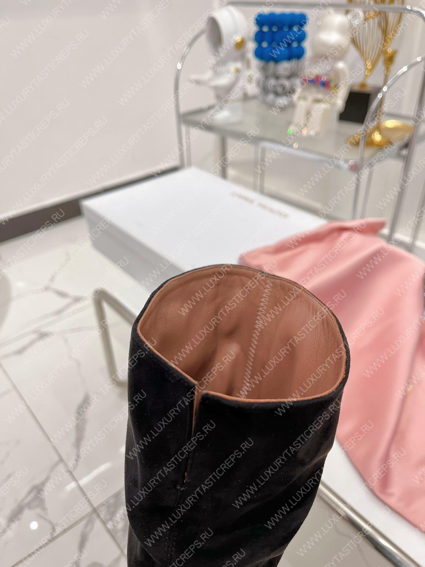 AMINA MUADDI JAHLEEL THIGH HIGH BOOT BLACK AM60001