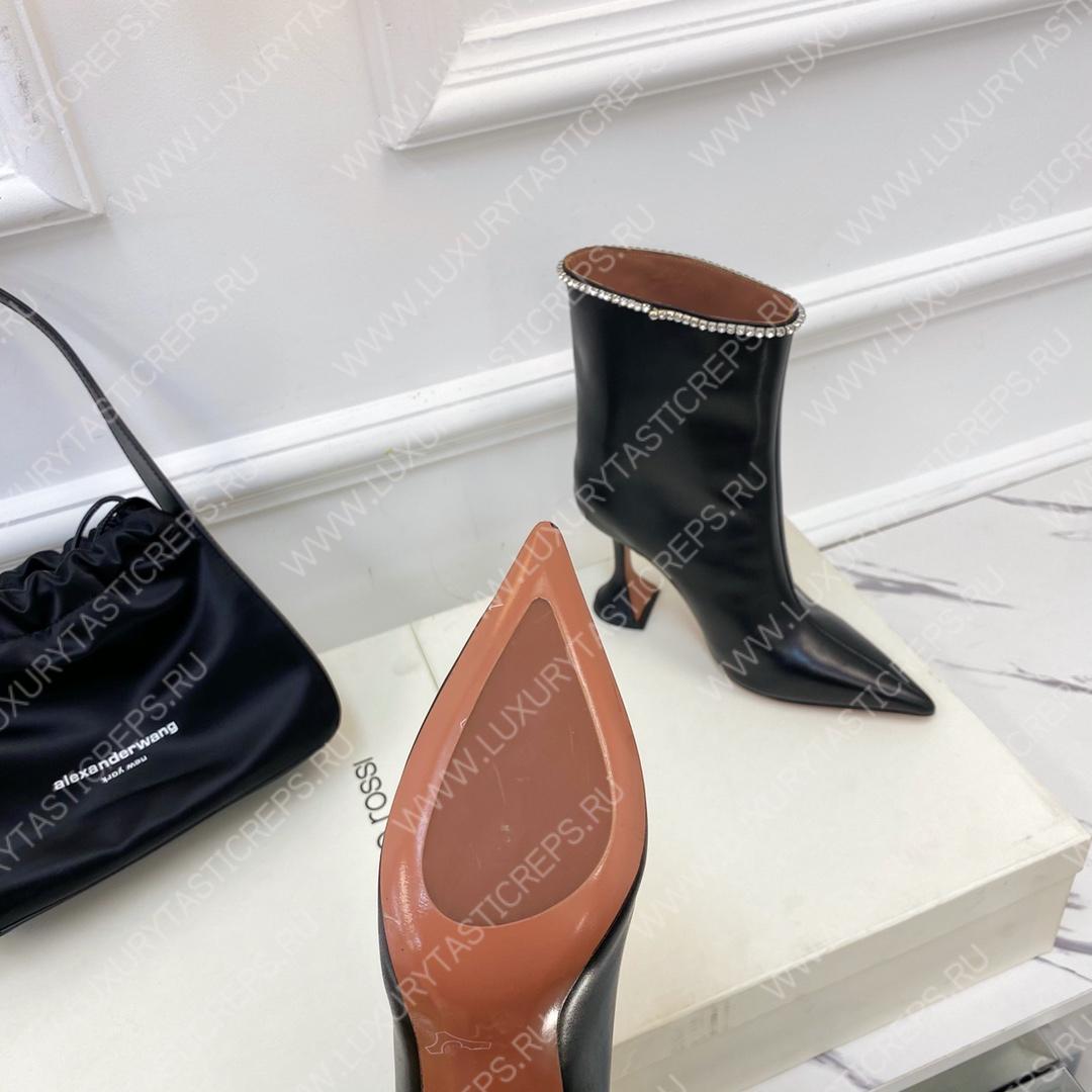 AMINA MUADDI FIONA BOOTIE BLACK AM60002