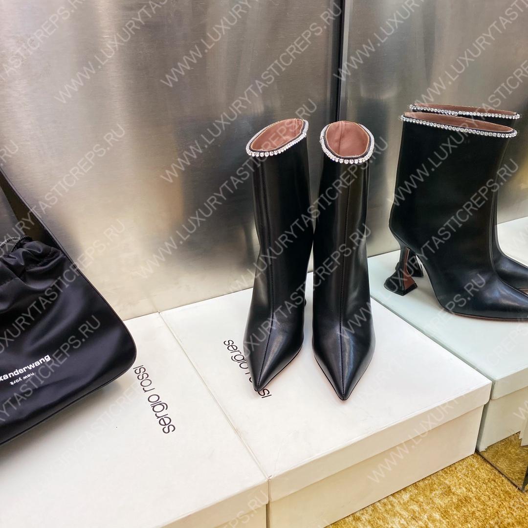 AMINA MUADDI FIONA BOOTIE BLACK AM60002