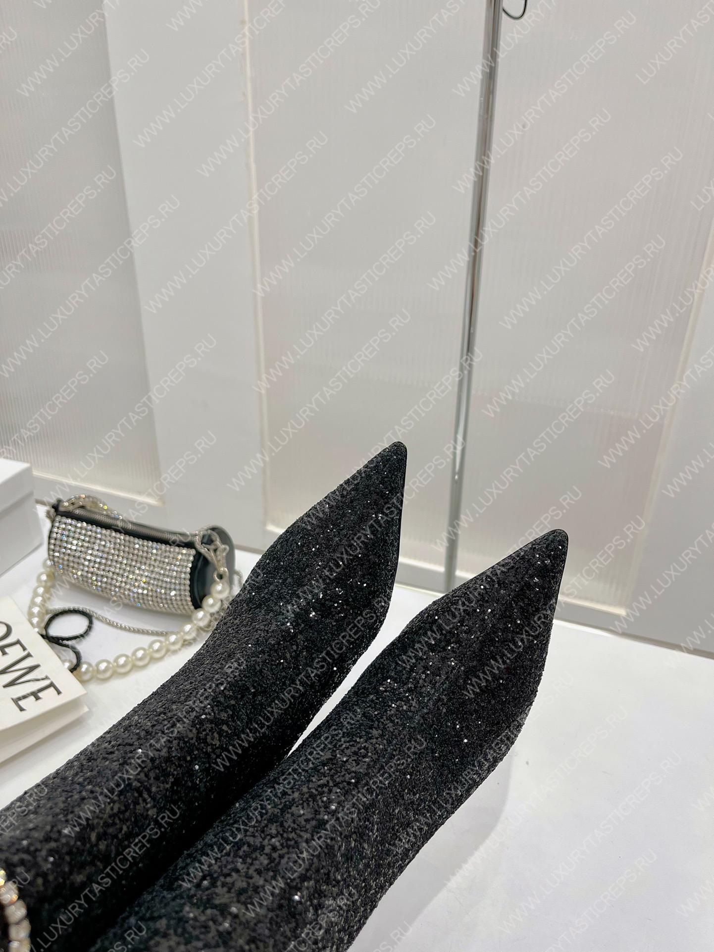 AMINA MUADDI FIONA BOOTIE BLACK AM60002