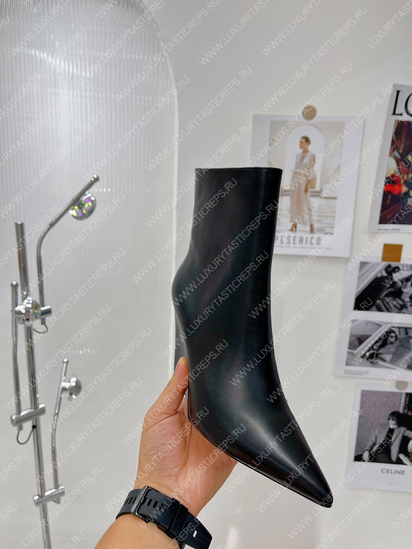 AMINA MUADDI PERNILLE BOOTIE BLACK AM60003