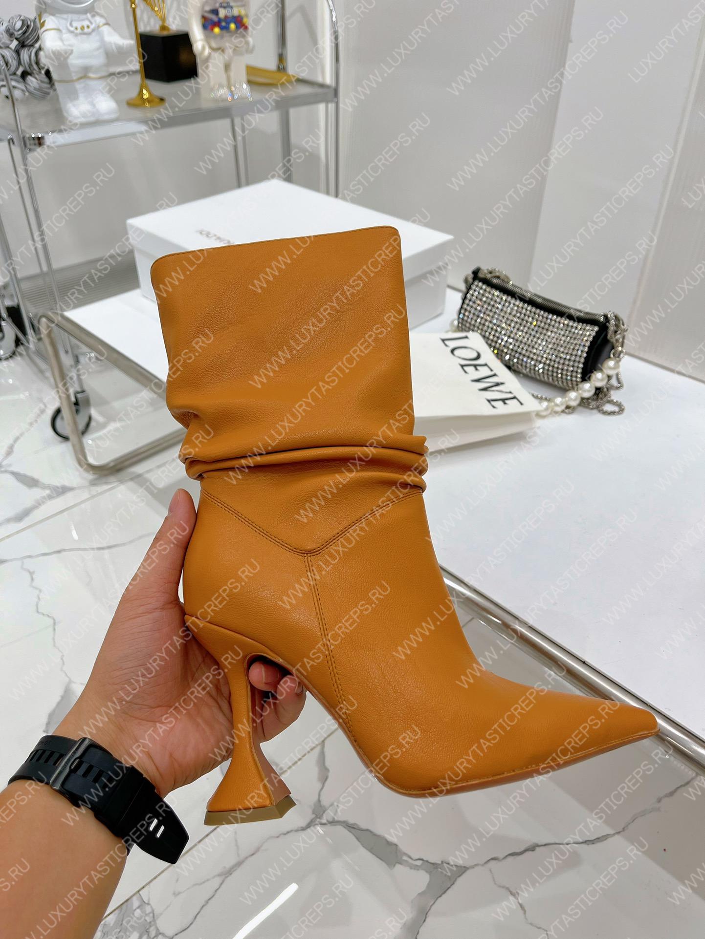 AMINA MUADDI JAHLEEL BOOTIE MUSTARD AM60004